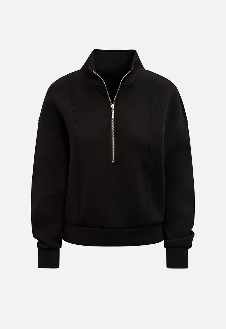 Forever New - Heidi seam detail lounge jumper in black