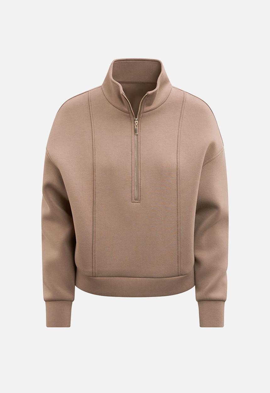 Forever New - Heidi seam detail lounge jumper in pine bark