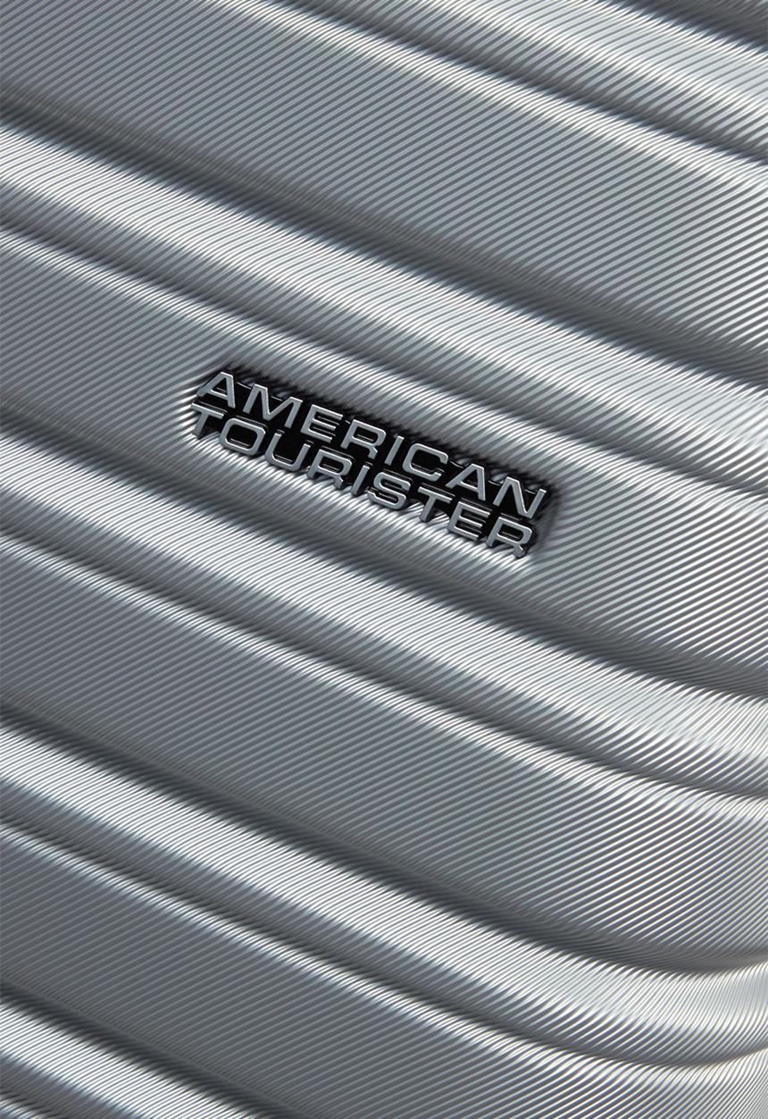 American Tourister - AT FLASHLINE SPINNER 55CM TSA SKY SILVER