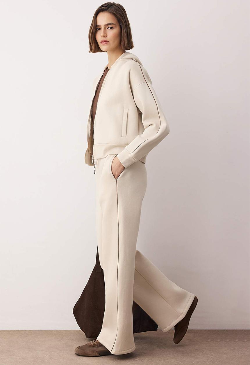 Trendyol - Knitted Tracksuit Set - Stone