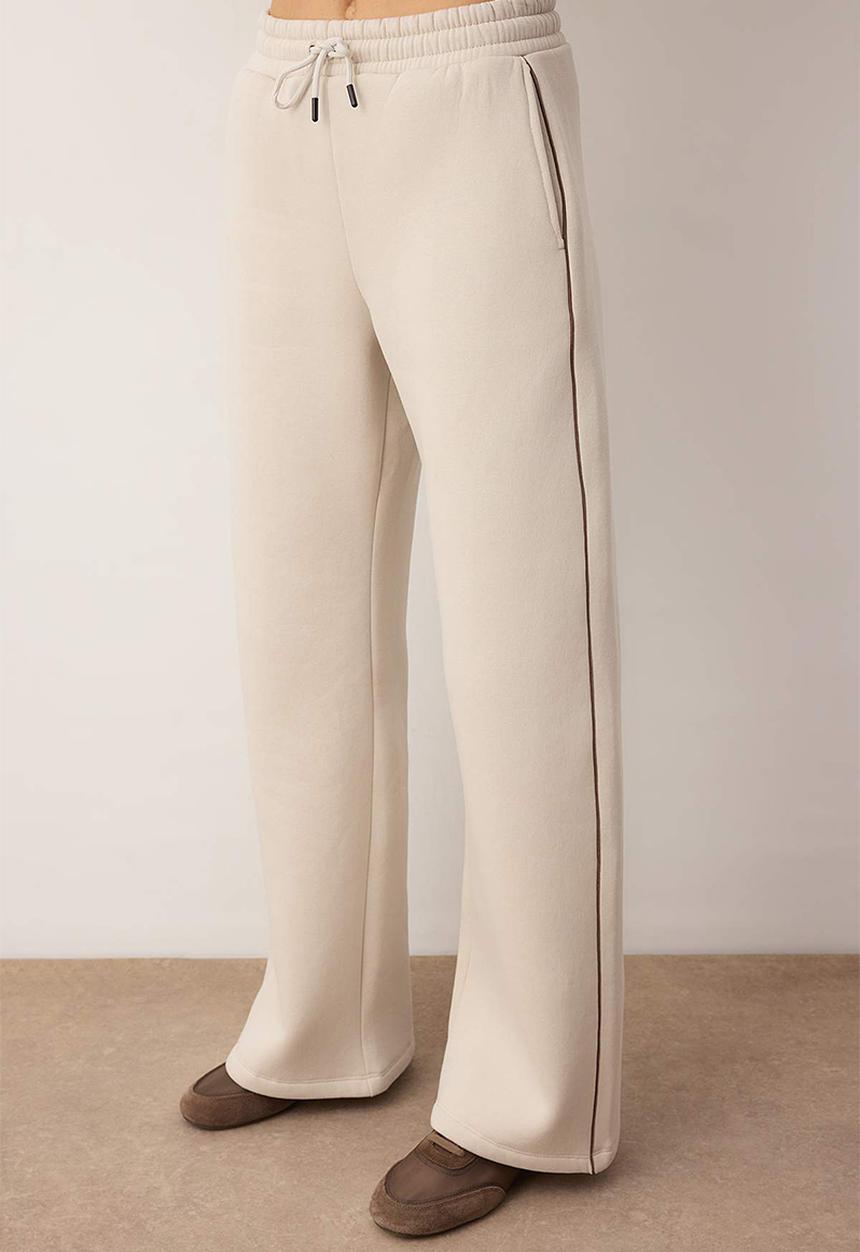 Trendyol - Knitted Tracksuit Set - Stone