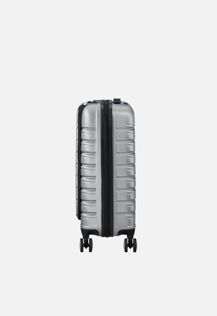 American Tourister - AT FLASHLINE SPINNER 55CM FRONTLOADER SKY SILVER