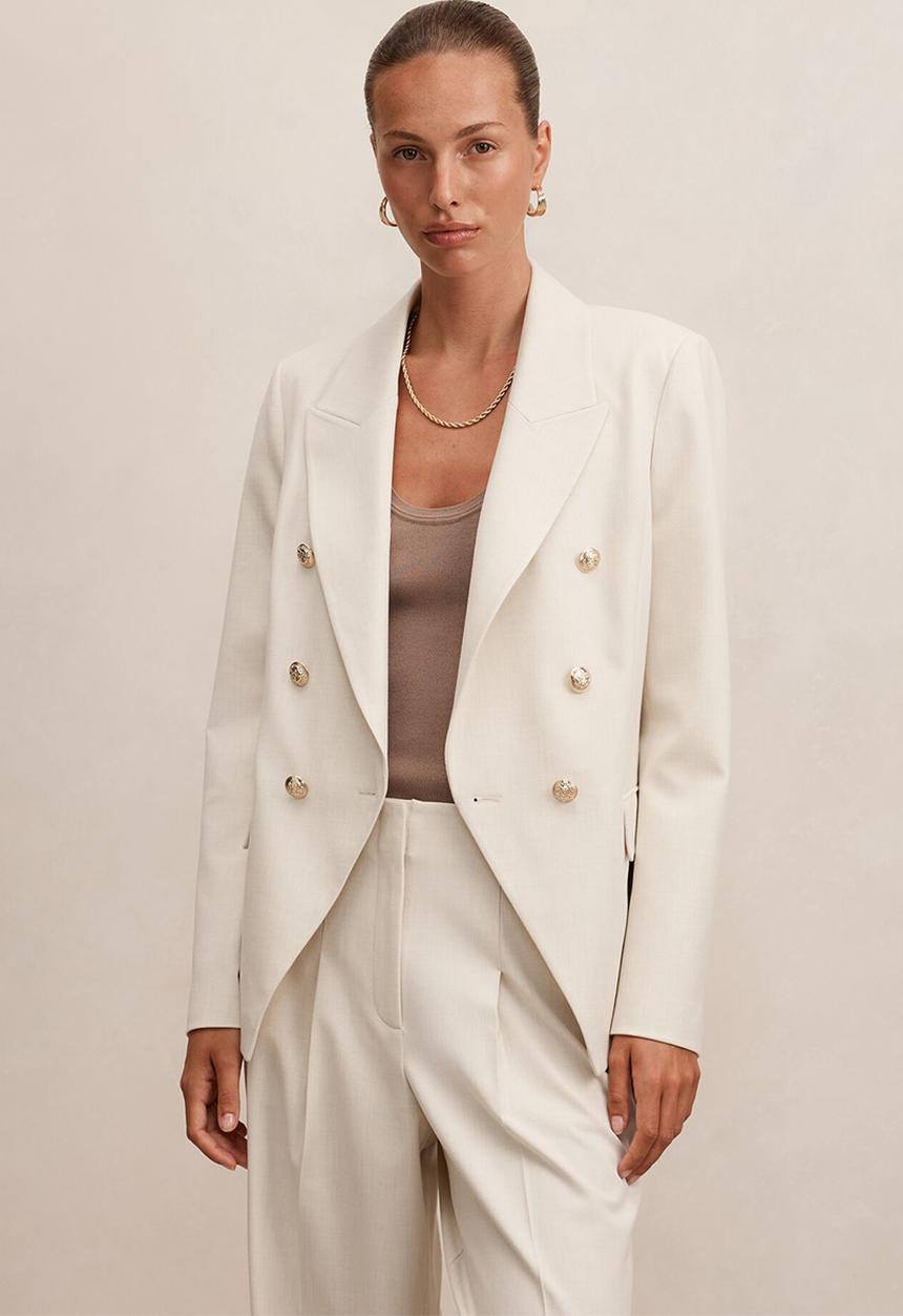 Forever New - Tiana military blazer in cream