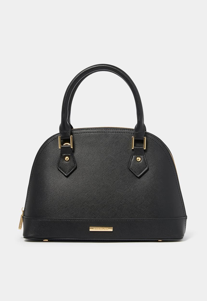 Forever New - Betty bowler bag in black saffiano