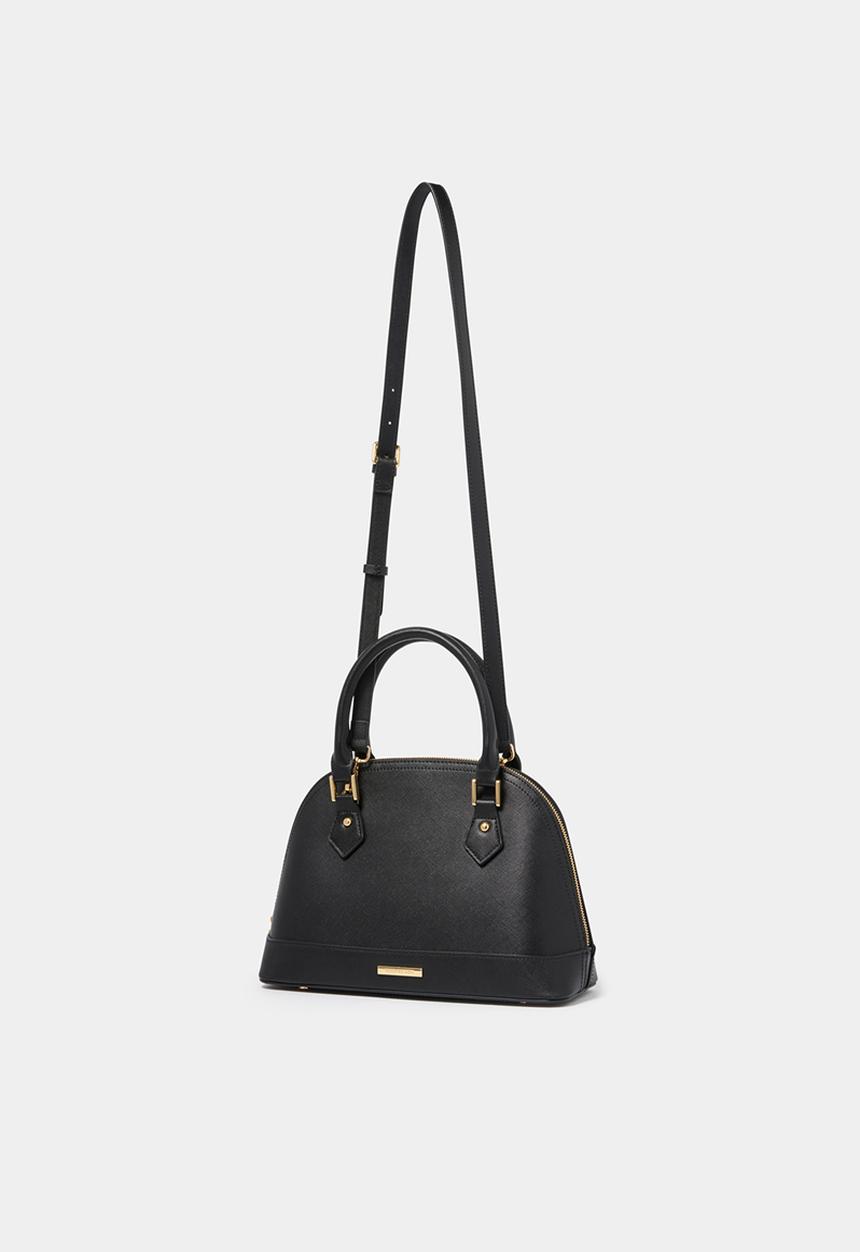 Forever New - Betty bowler bag in black saffiano