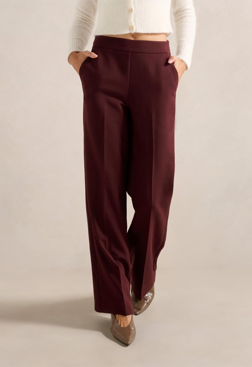 Forever New - Marissa wide leg pants in shiraz