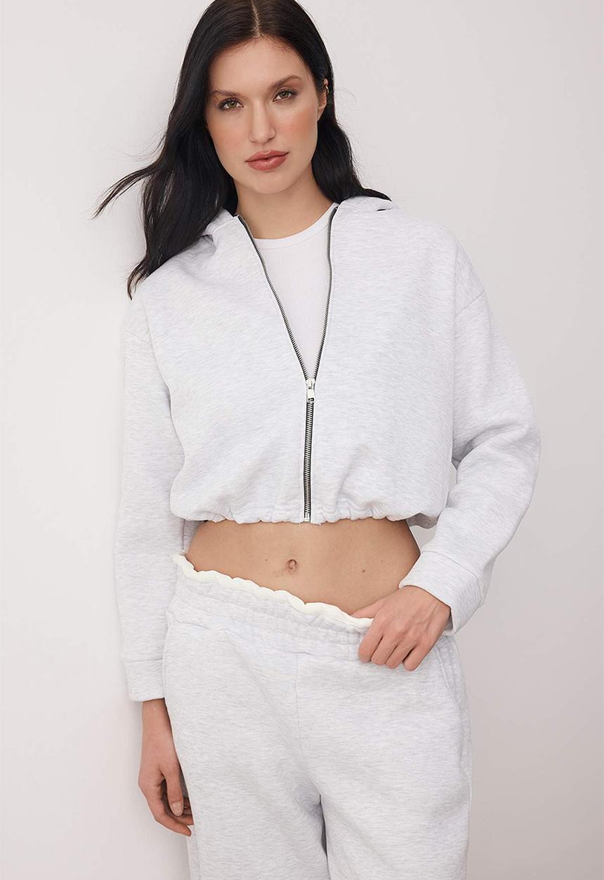 Trendyol - Knitted Tracksuit Set - Grey