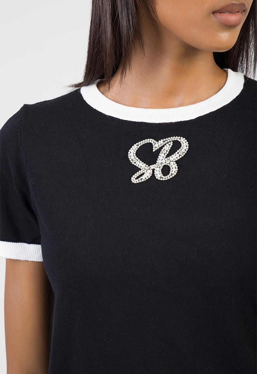 SISSY BOY - New Obsession Knit Top - Black/White