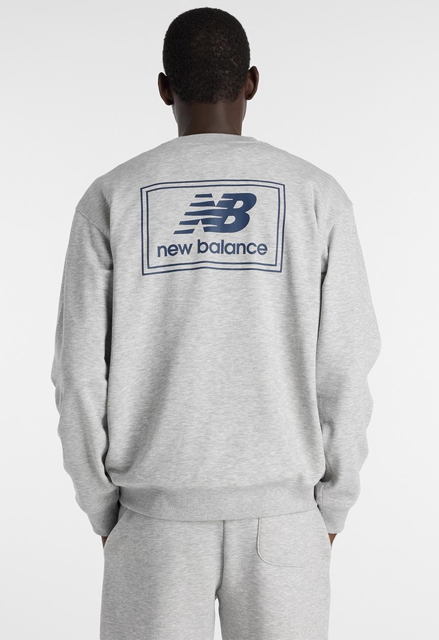 New Balance  - New Balance Woven Label Crew - Grey