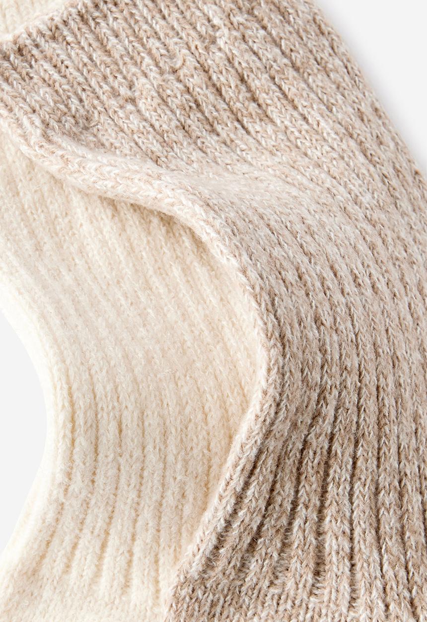 Rubi - Cosy crew sock 2pk - pearl/chai dust marle