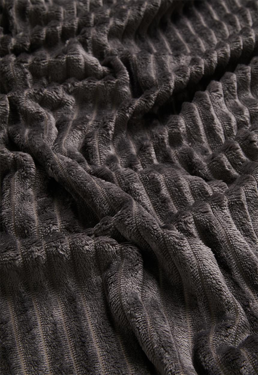 H&S - Elmwood Luxe Blanket 160x130 - Fog