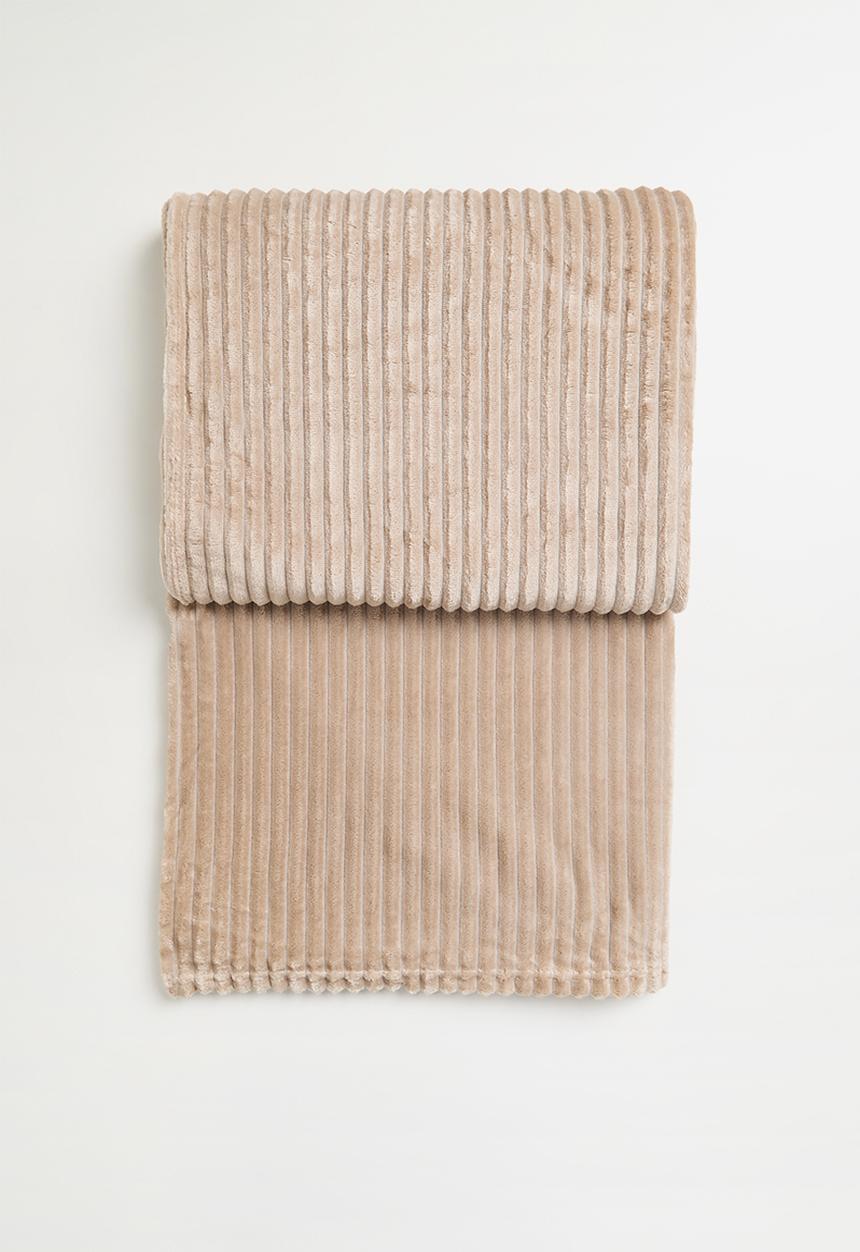 H&S - Elmwood Luxe Blanket 160x130 - Cream