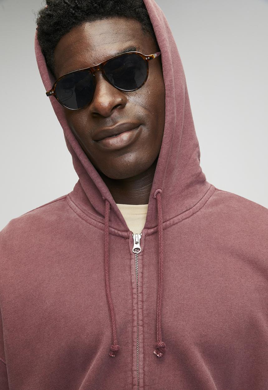Levi’s® - Hayes boxy full zip - grunge wash roan rouge