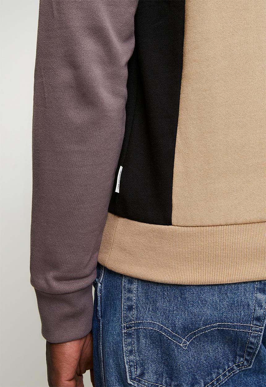 Ben Sherman - Panelled Colour Block B Polo Sweater - Cornstalk