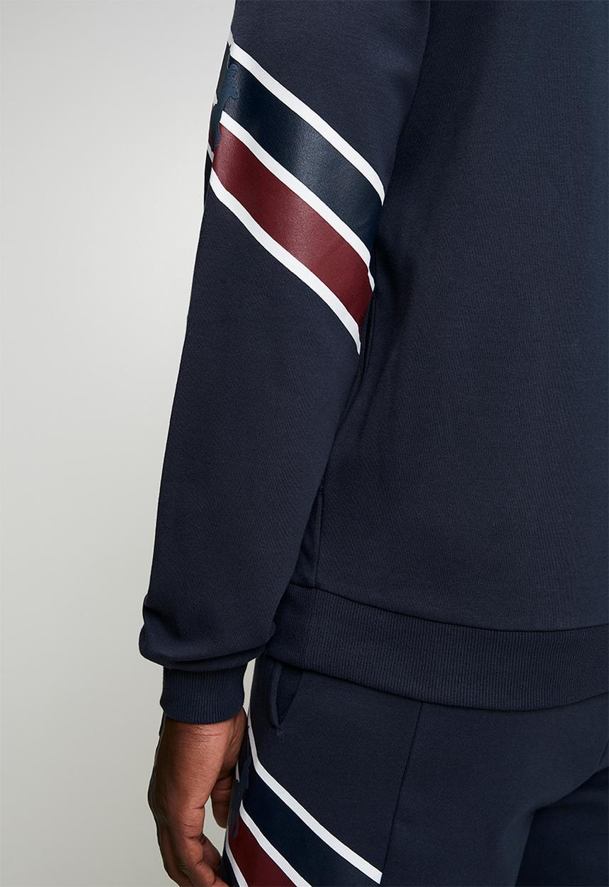POLO - Bronwin Sport Ls Zip Thru Sweat Top - Navy