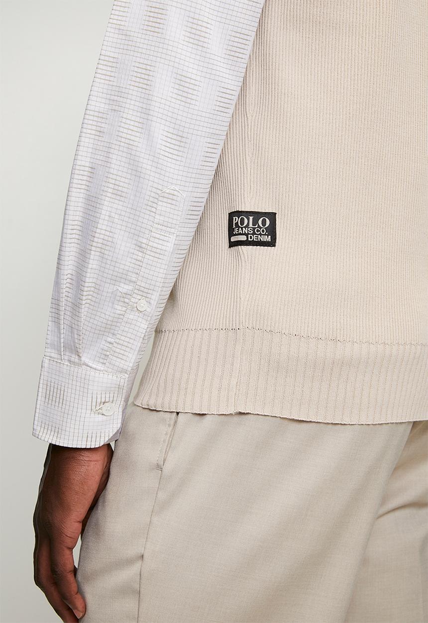 POLO - Riky Pjc Sleeveless Knitwear - Stone