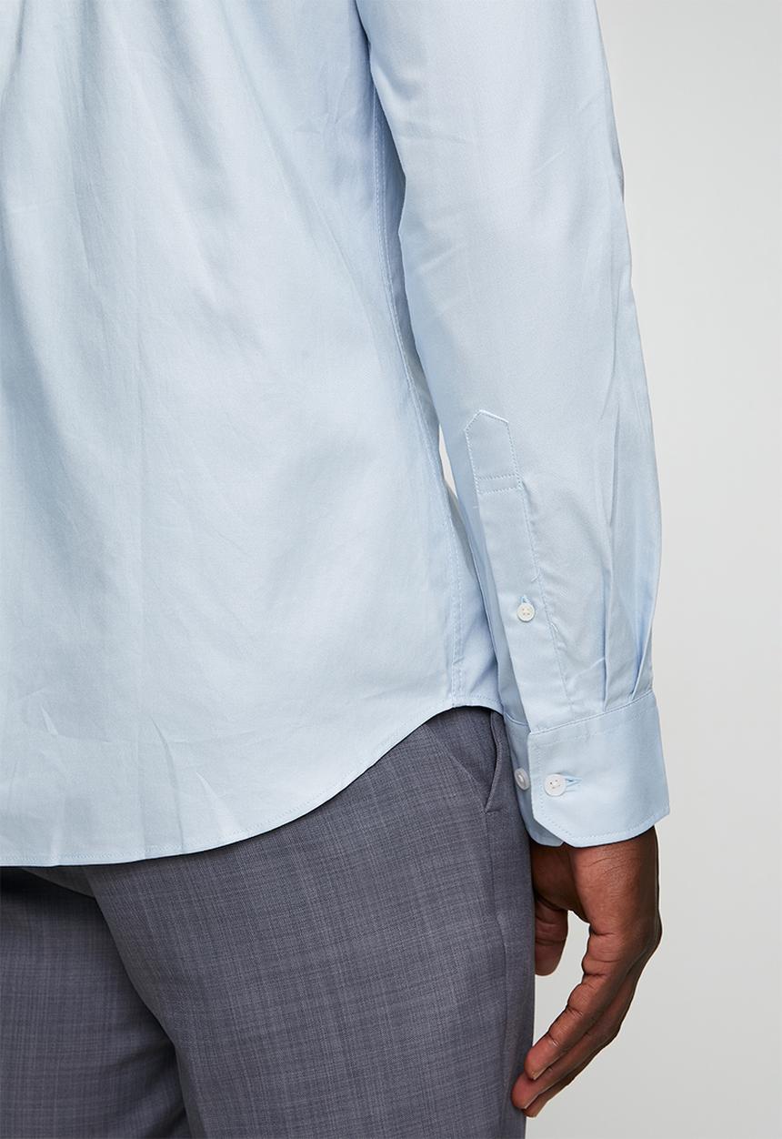 POLO - Iman Classic Oxford Long Sleeve Shirt - Light Blue