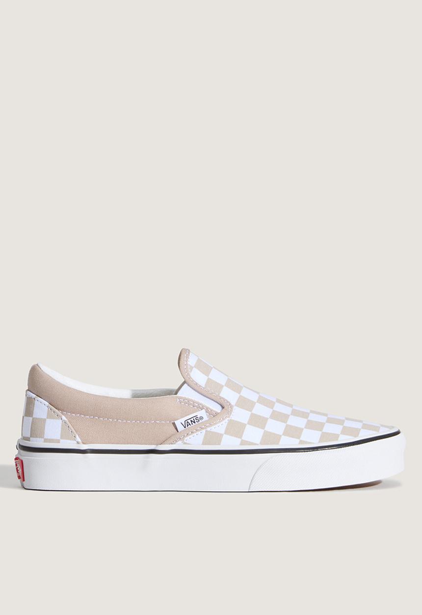 Vans - Classic Slip on - Colour Theory Checkerboard Mushroom