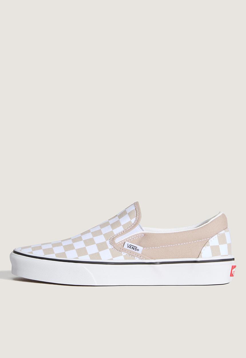 Vans - Classic Slip on - Colour Theory Checkerboard Mushroom