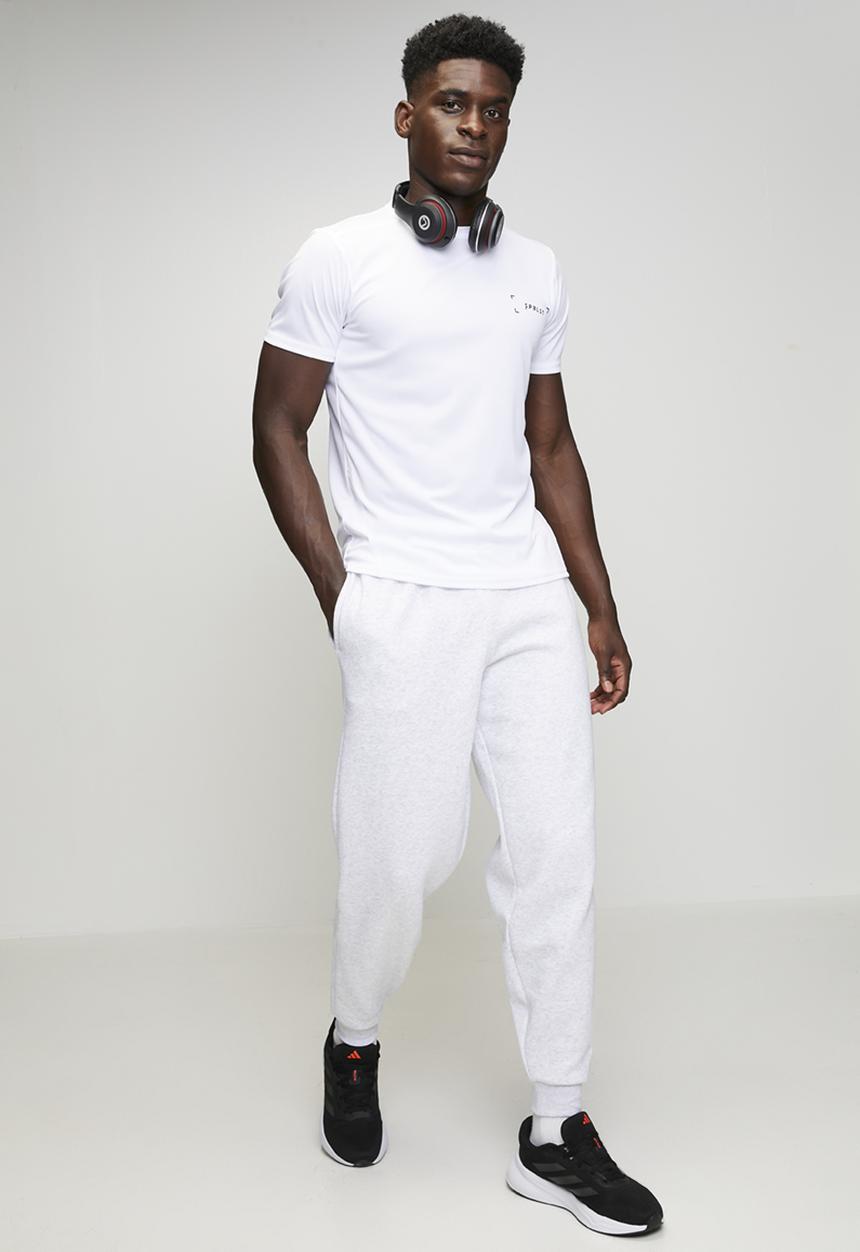 adidas Performance - Feelcozy Pant  - light grey heather/black