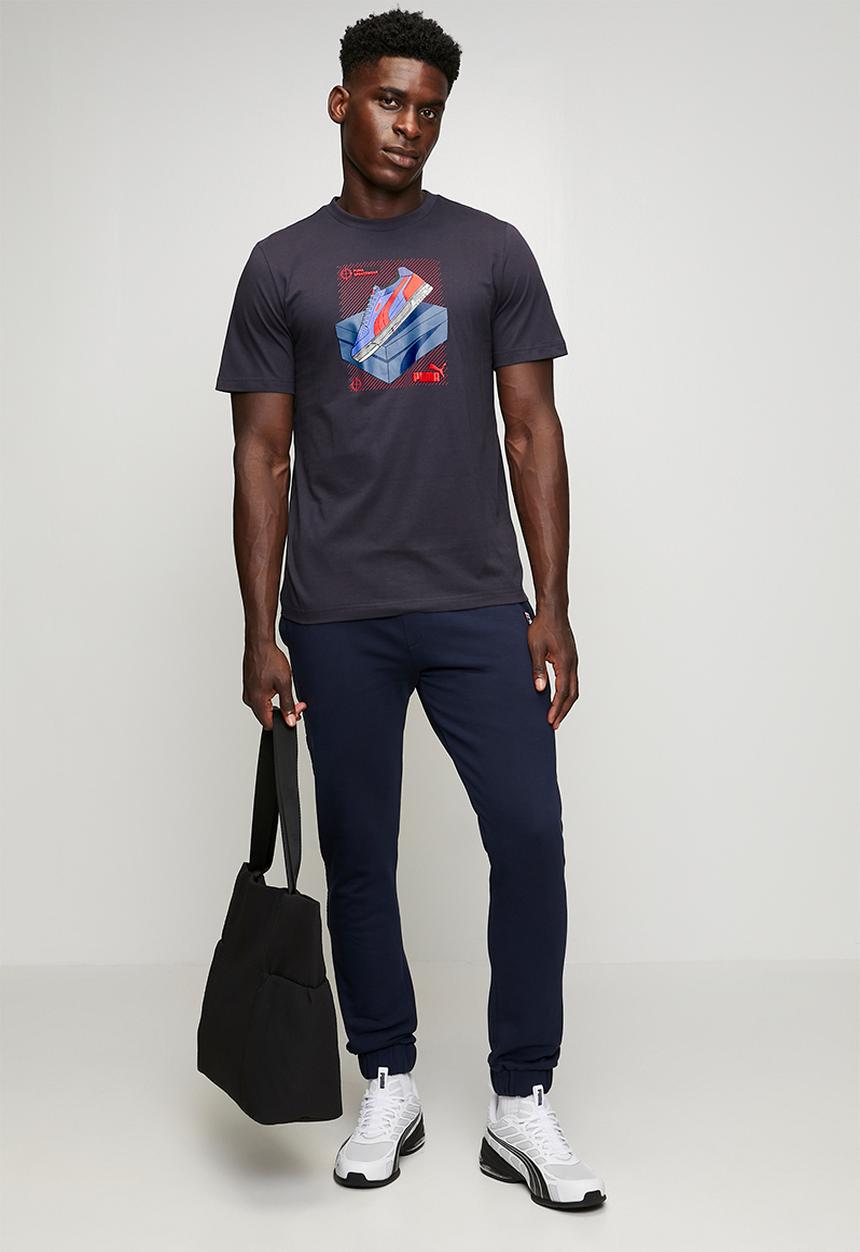 PUMA - GRAPHIC Sneaker Tee - New Navy