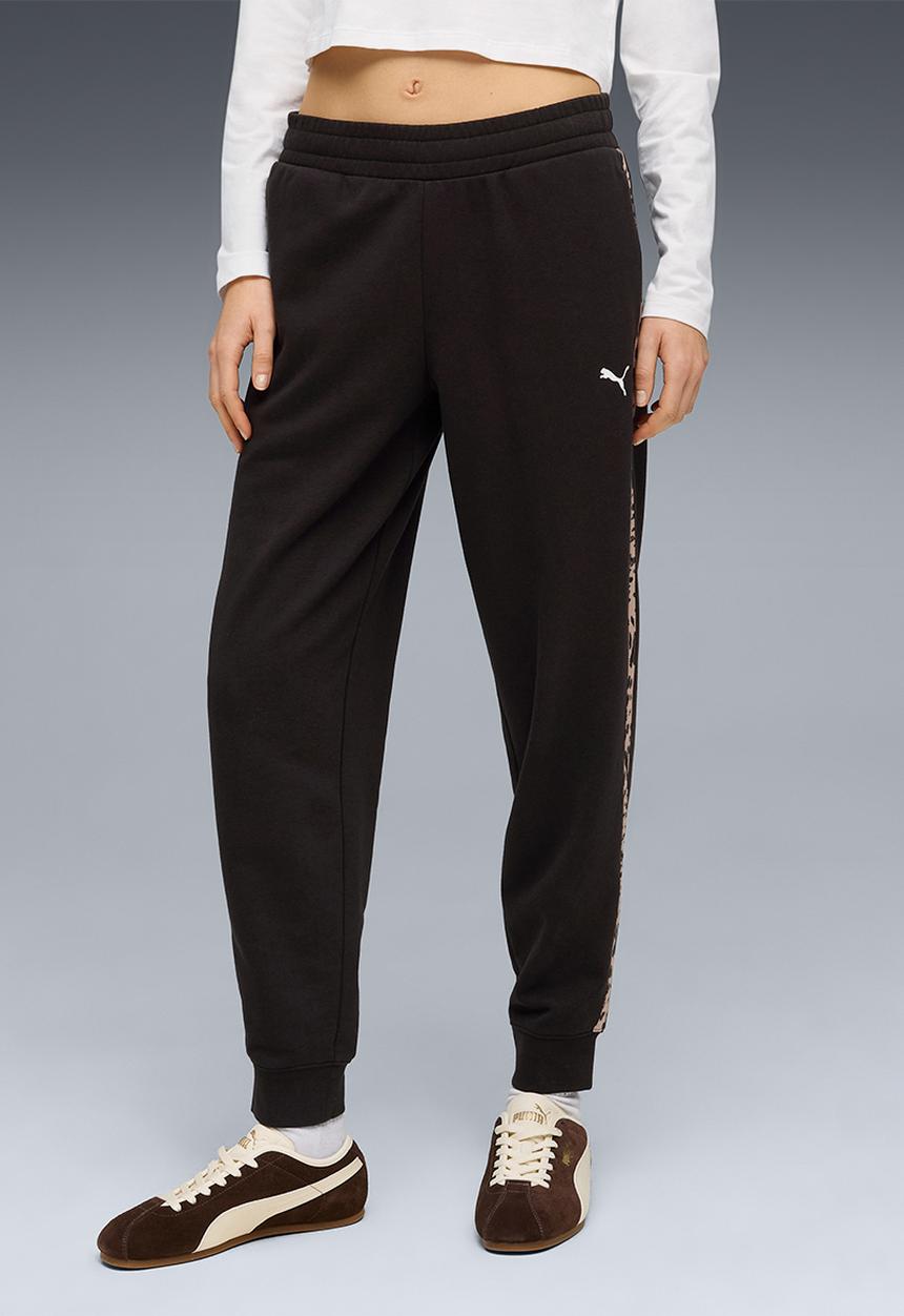 PUMA - Ess Graphic Animal Comfort Pants Tr Cl P - Puma Black