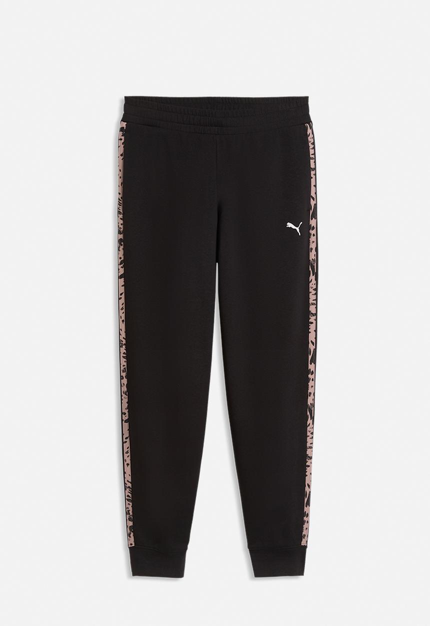 PUMA - Ess Graphic Animal Comfort Pants Tr Cl P - Puma Black