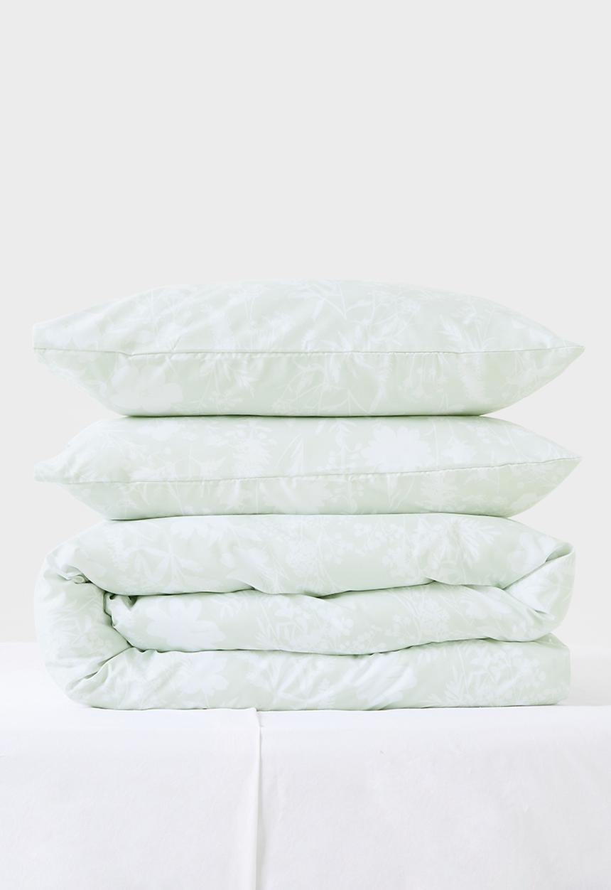 Horrockses - Allyson Cotton Blend Duvet Set - Grey
