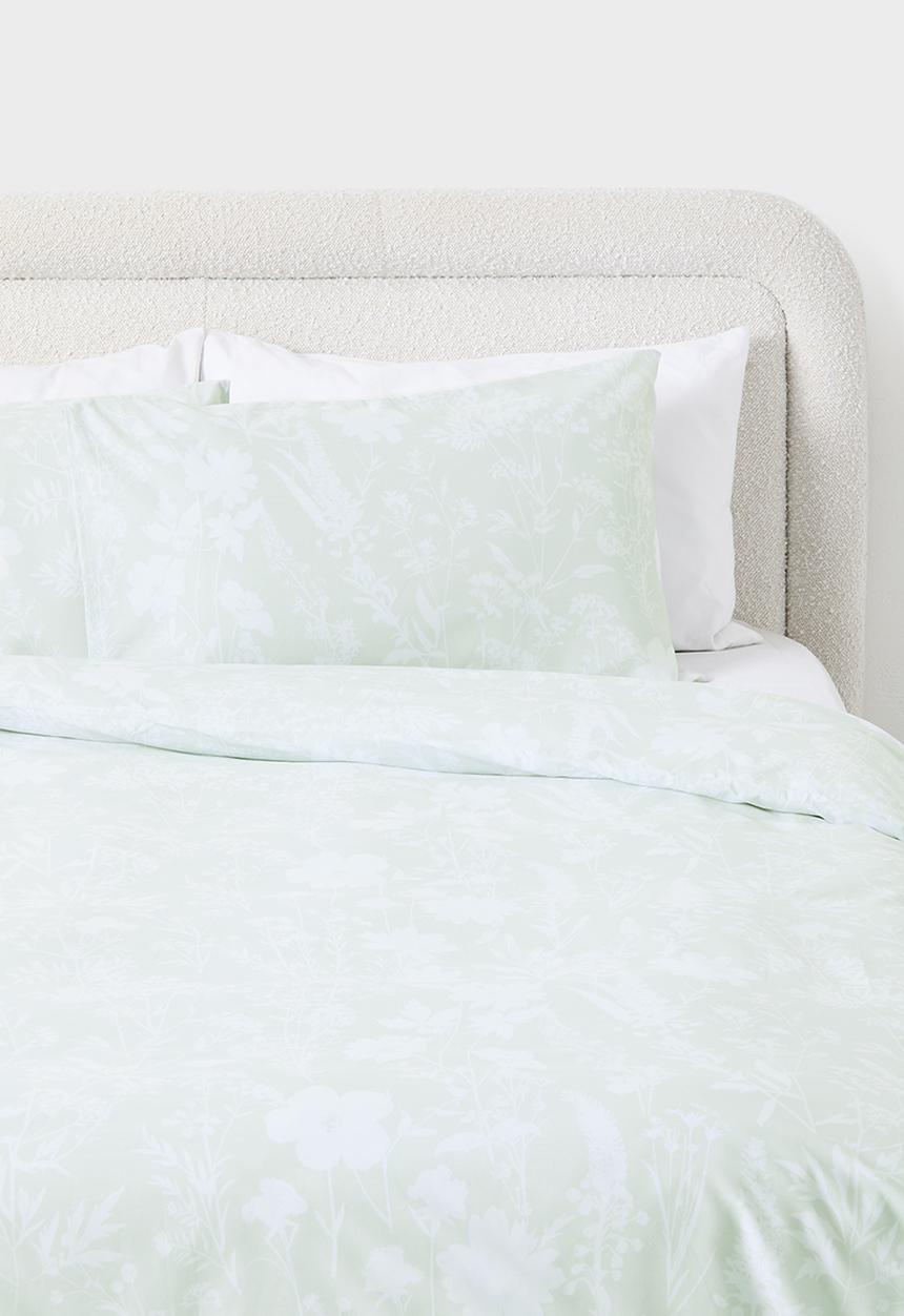 Horrockses - Allyson Cotton Blend Duvet Set - Grey