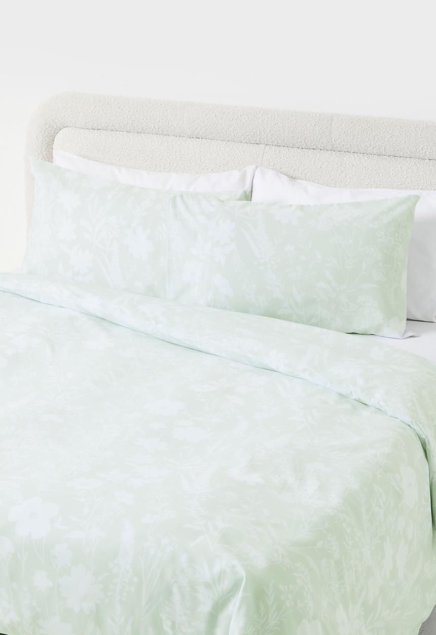Horrockses - Allyson Cotton Blend Duvet Set - Grey