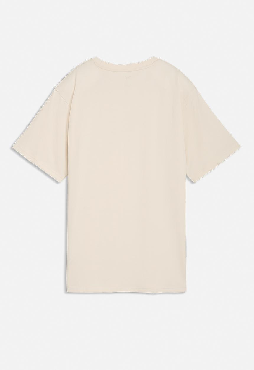 PUMA - Ess Graphic Animal Relaxed Tee W Alpine - Alpine Snow