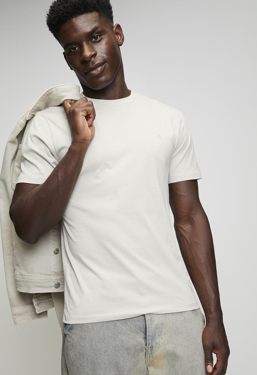 Replay - Crew-Neck Jersey T-Shirt- Neutral