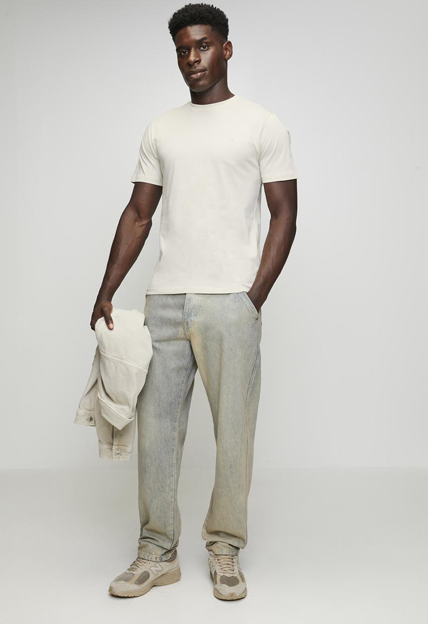 Replay - Crew-Neck Jersey T-Shirt- Neutral
