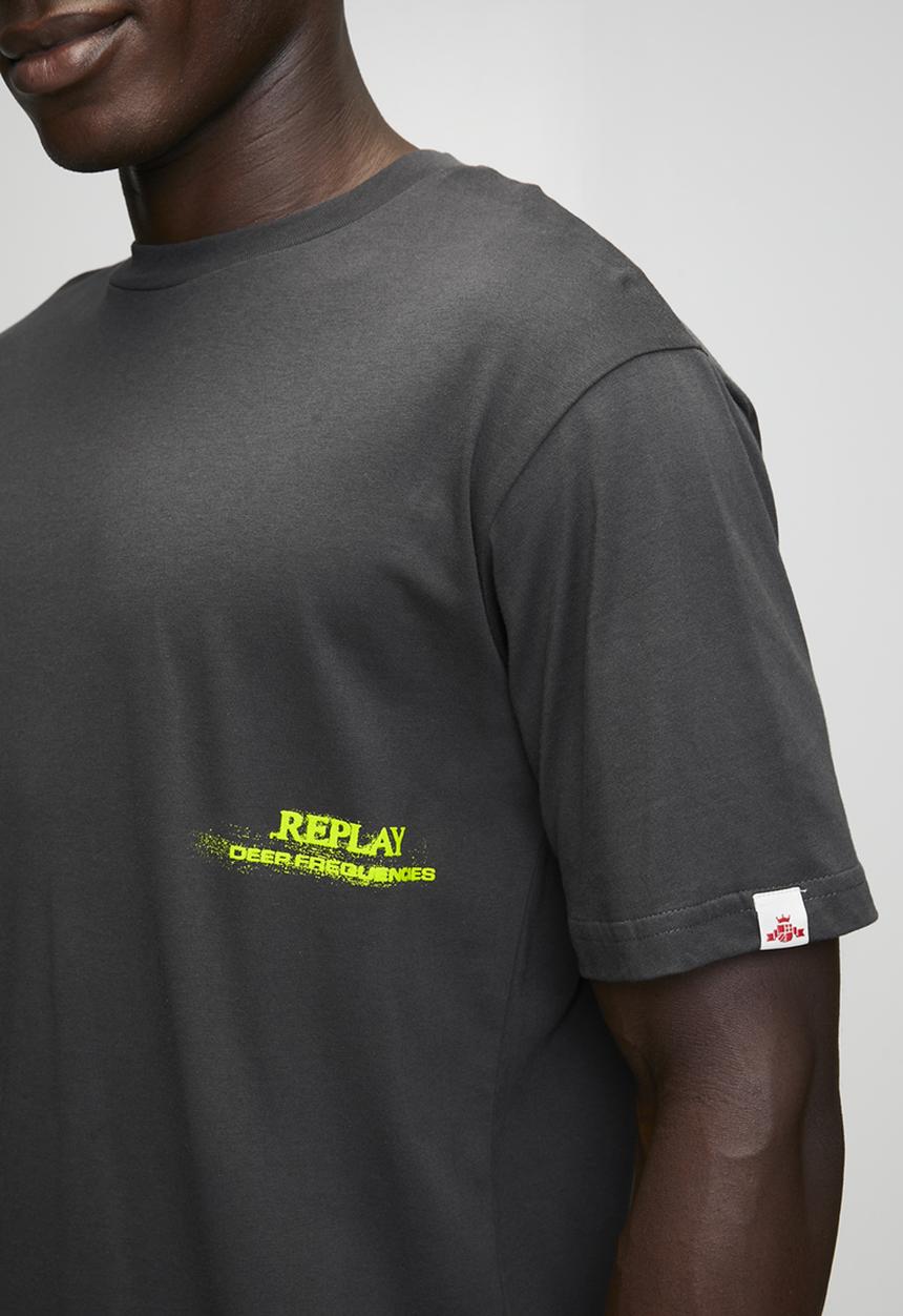 Replay - Rock And Rave Mood T-shirt - Black