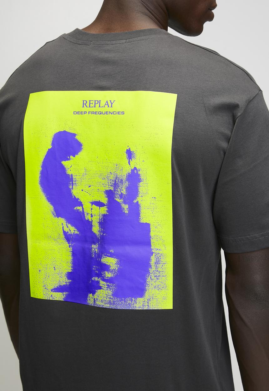 Replay - Rock And Rave Mood T-shirt - Black