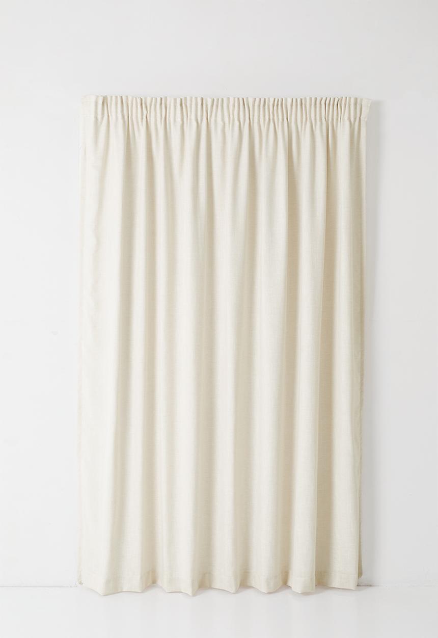 Sixth Floor - Lux Slub Lined Curtain Taped - Ivory