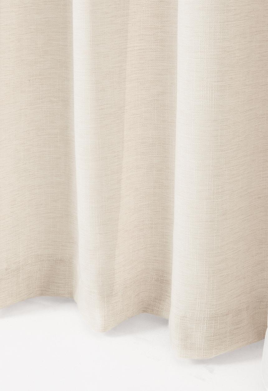Sixth Floor - Lux Slub Lined Curtain Taped - Ivory