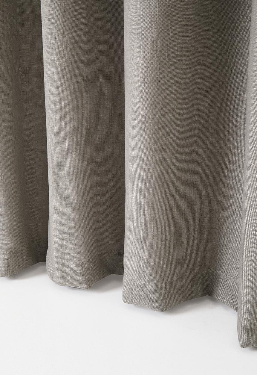 Sixth Floor - Lux Slub Lined Curtain Taped - Natural