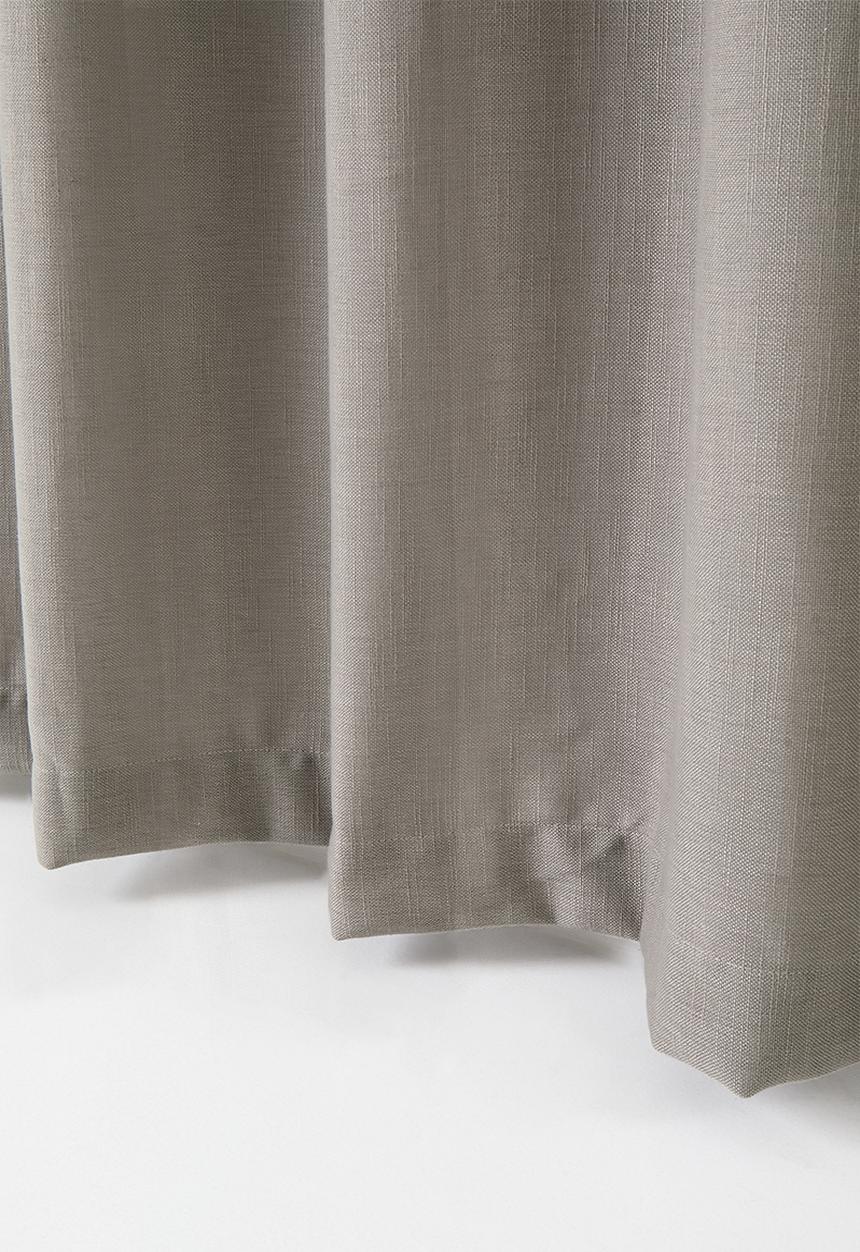 Sixth Floor - Lux Slub Lined Curtain Eyelet - Natural