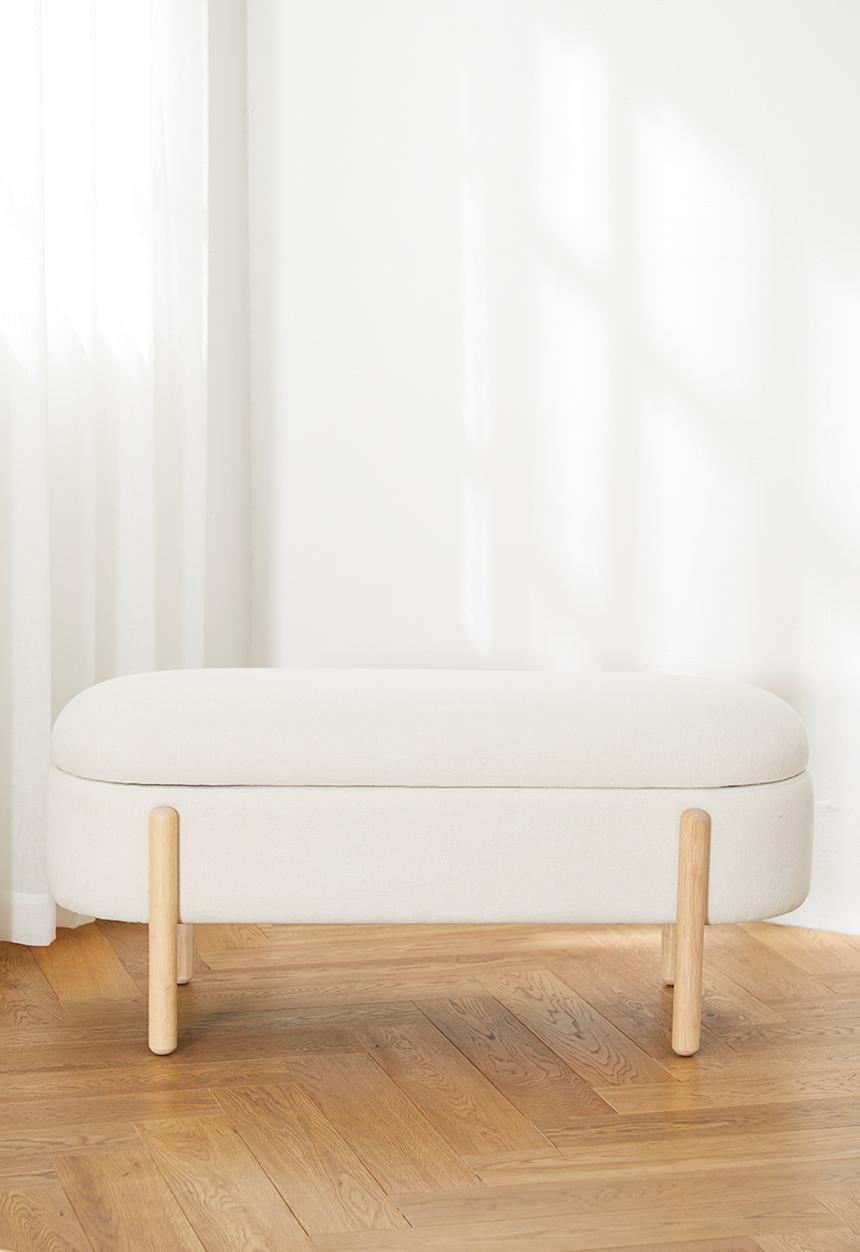 Sixth Floor - Gianna Storage Ottoman - Natural