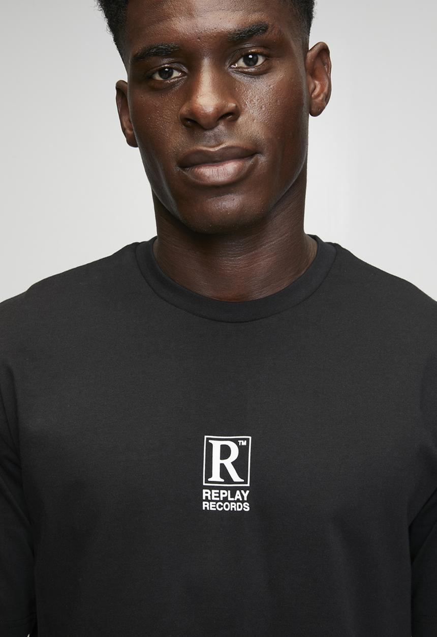 Replay - Combed heavy cotton jersey - black 