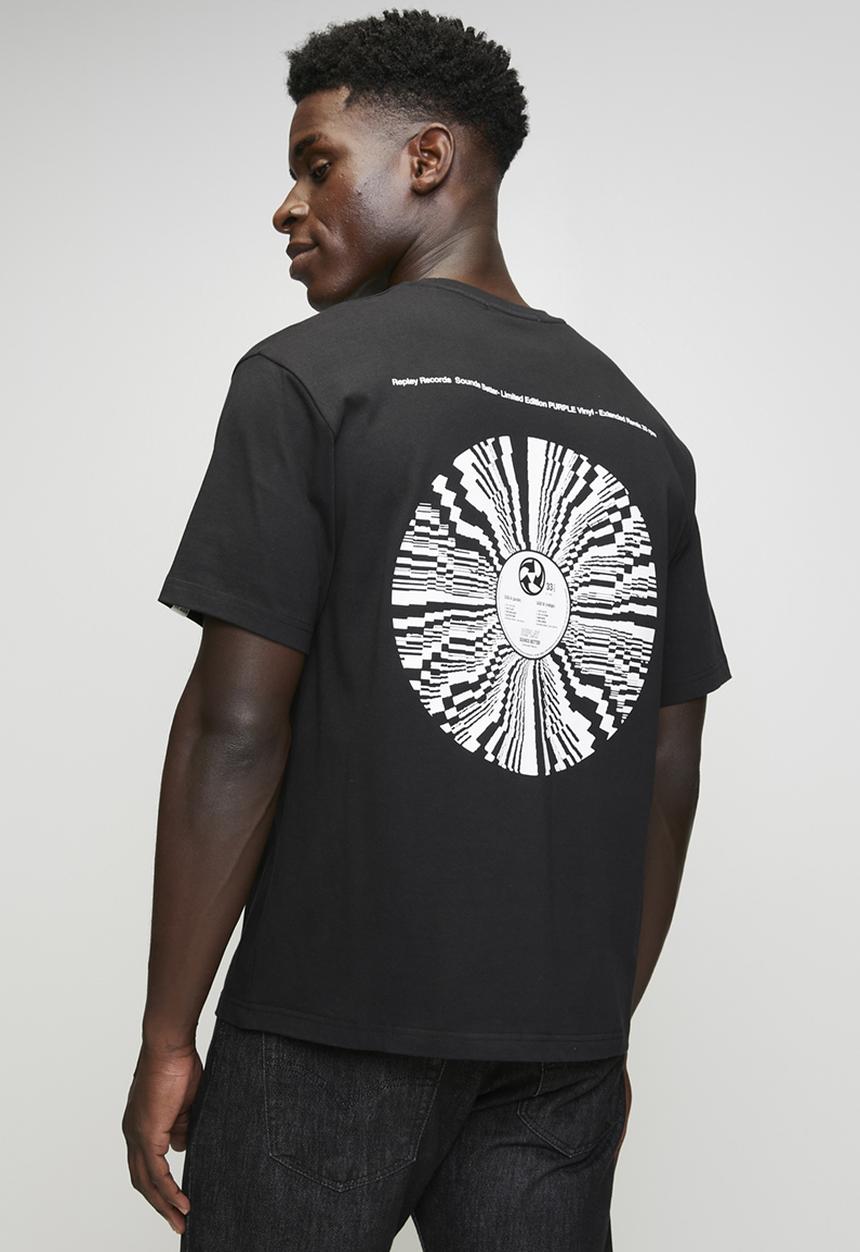 Replay - Combed heavy cotton jersey - black 