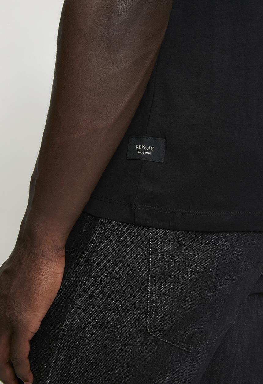 Replay - Basic Crew Neck Tee – Black