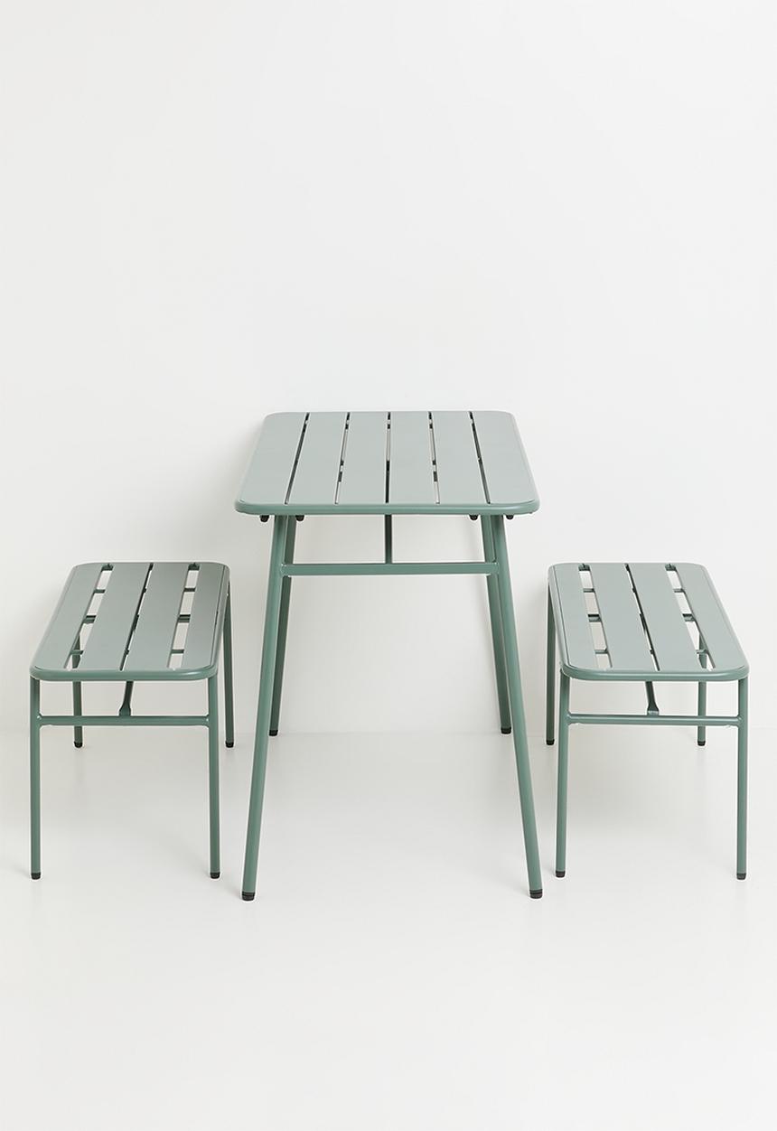 H&S - Stoneleaf Outdoor Set of 3 - Green