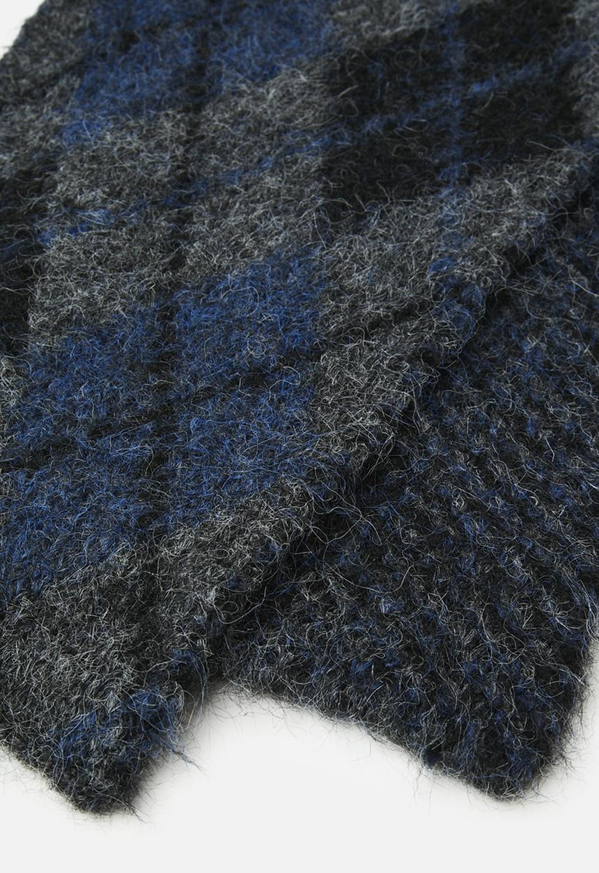 MANGO - Rombos scarf - blue