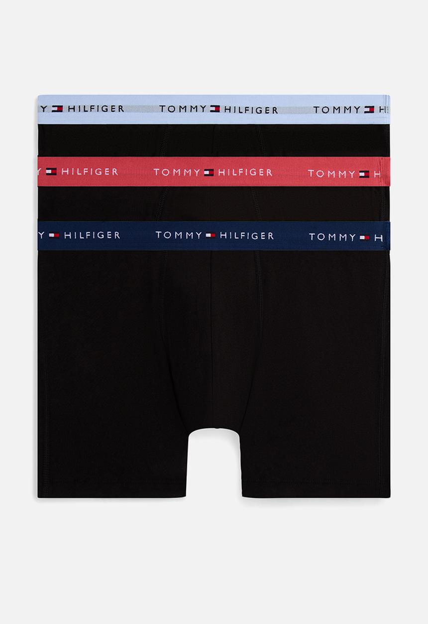 Tommy Hilfiger - 3 Pack Boxer Brief Waistband - Black