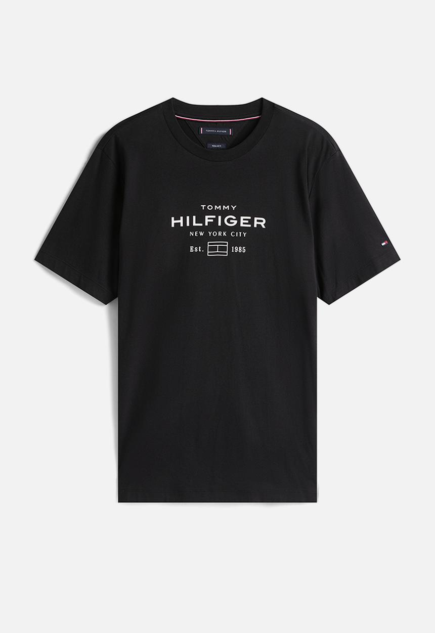Tommy Hilfiger - Hilfiger Stack Graphic Tee - Black