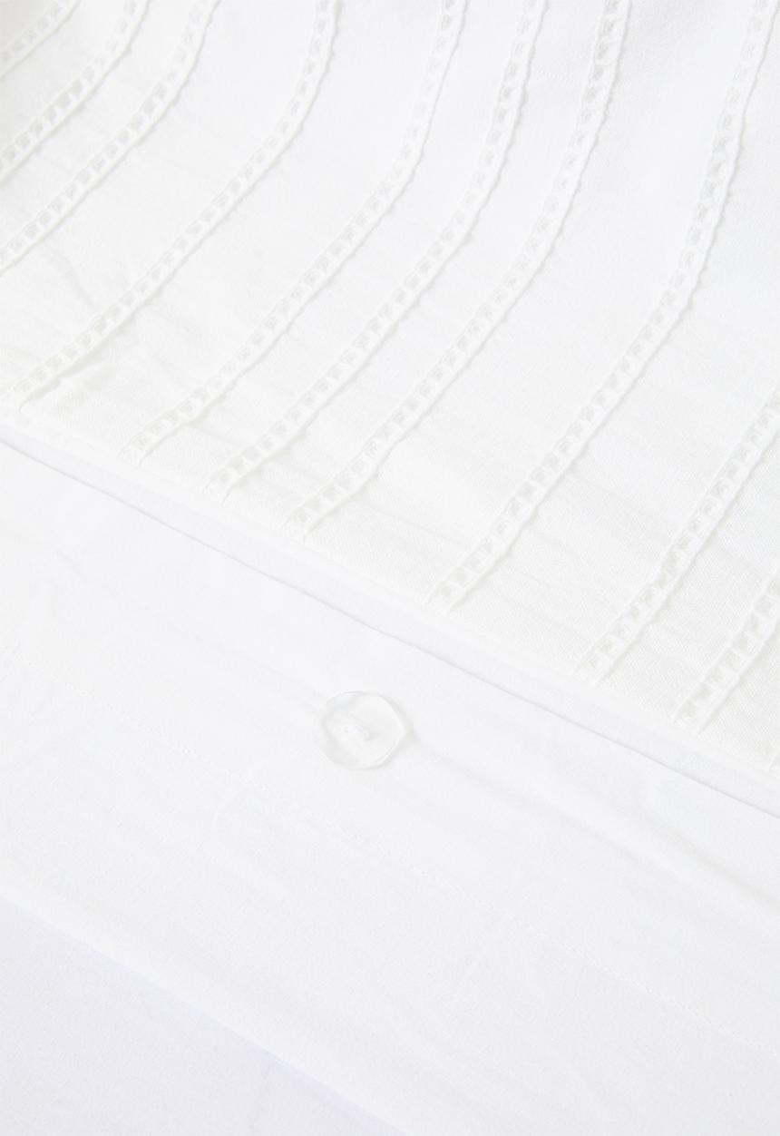Sixth Floor - Cotton Waffle Duvet Cover Set White