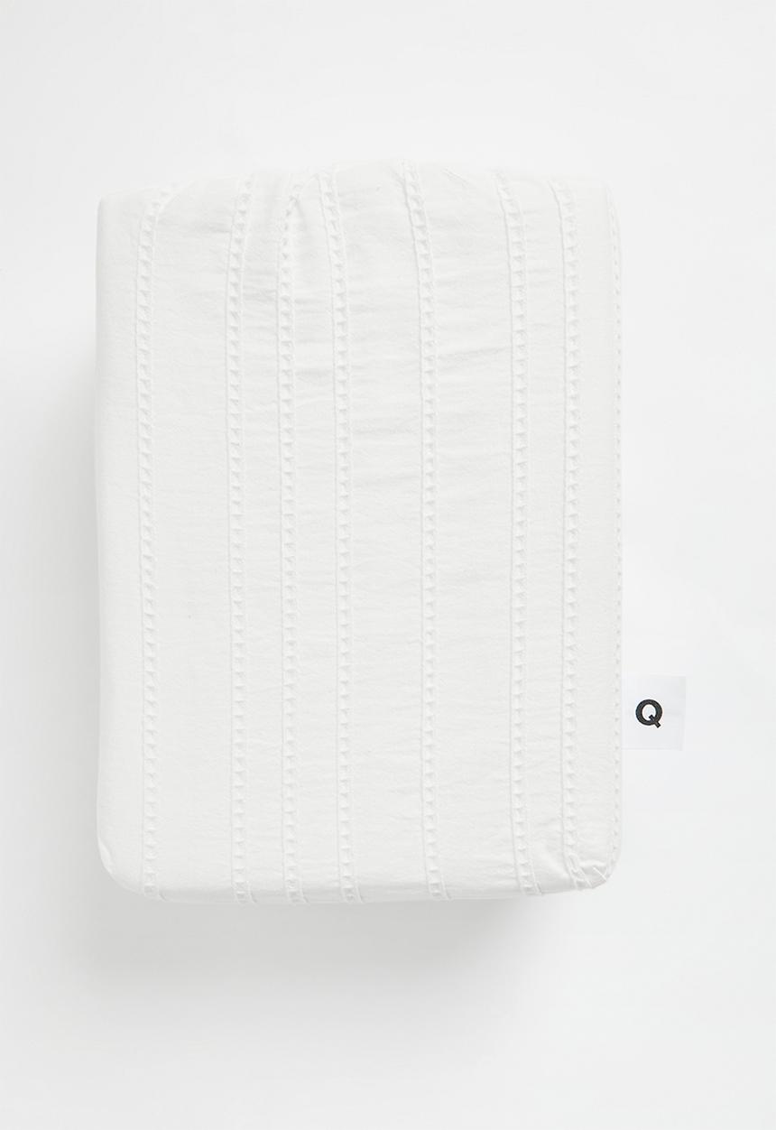 Sixth Floor - Cotton Waffle Duvet Cover Set White