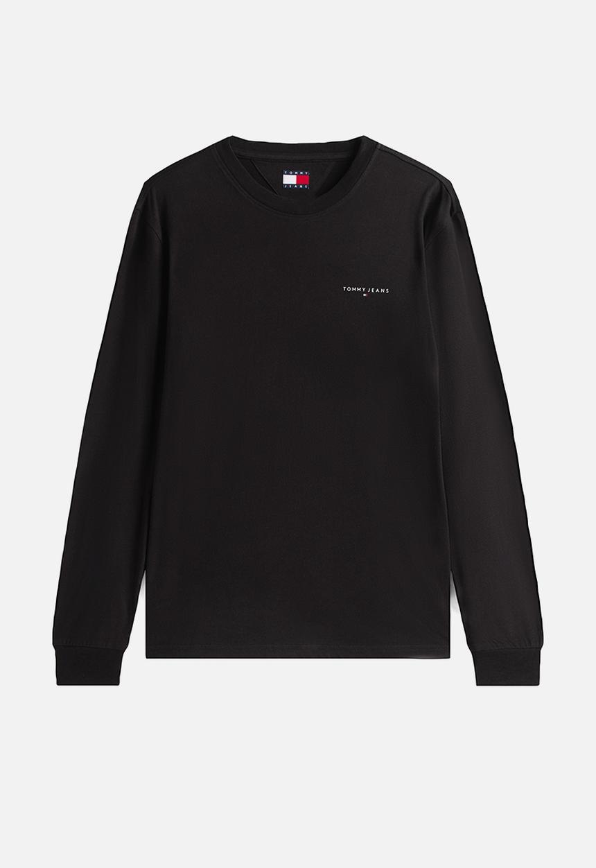 Tommy Hilfiger - Tjm Slim Chest Linear Long Sleeve Tee Ext - Black